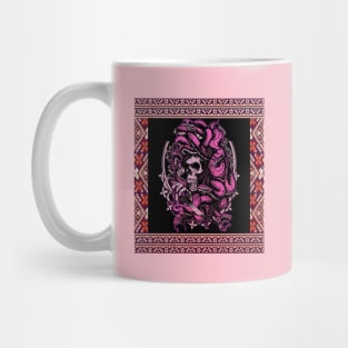 Skull Retro Clasic Pattern Mug